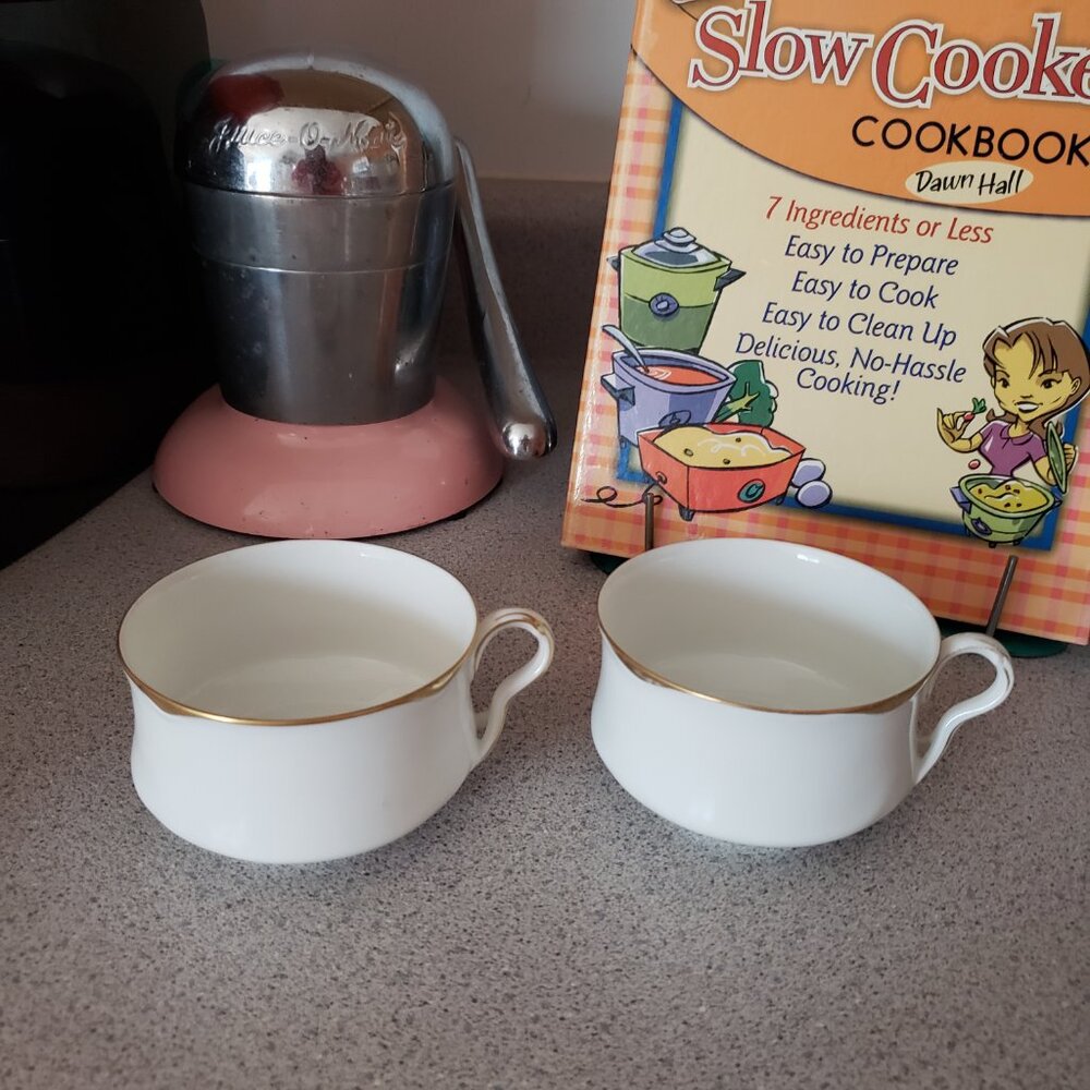 Vintage  Bavaria Tea Cup Set of 2 Louise cups